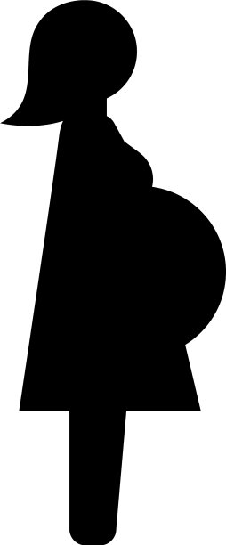 孕妇图标孤立图片下载
