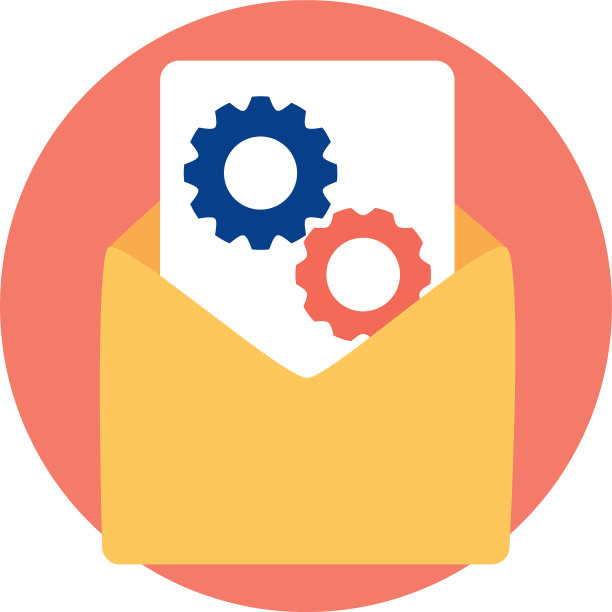 孤立的信封图标块设计图片下载