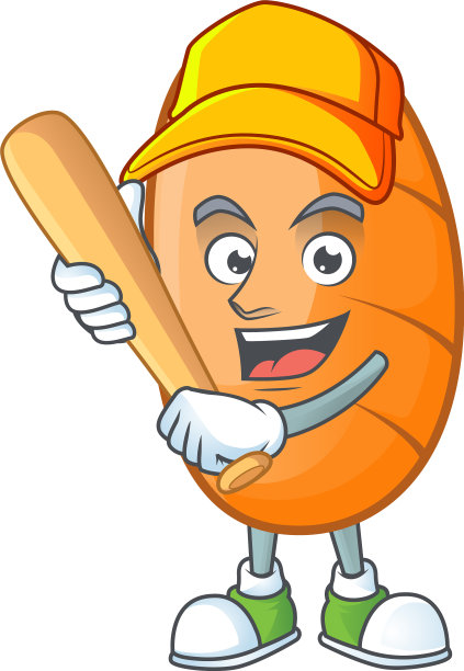 卡通长条甜与吉祥物玩图片下载