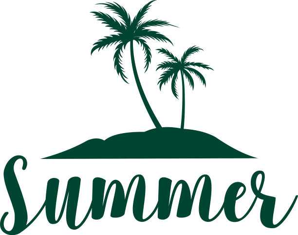 天然海滩标志模板设计会徽图片下载