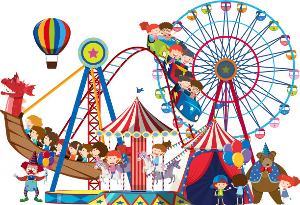 骑马戏的孩子们图片下载