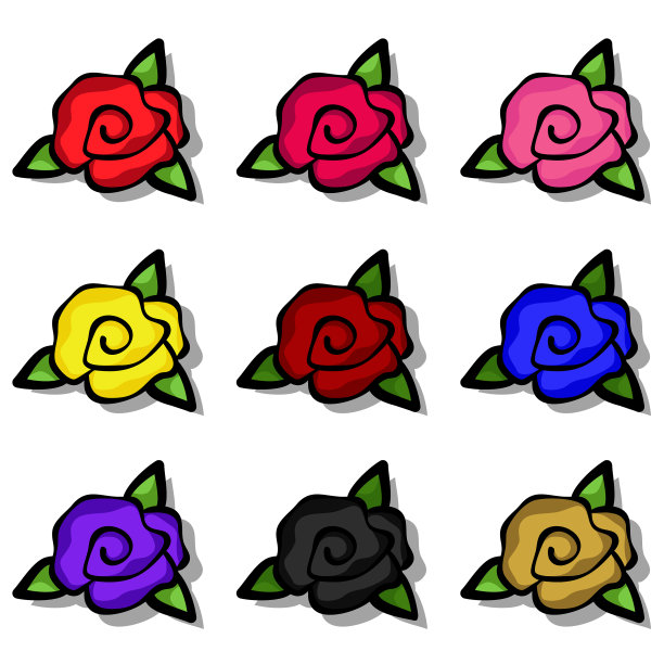 设置孤立的玫瑰玫瑰红图片下载