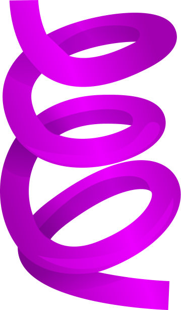 紫色蛇形图标卡通风格图片下载