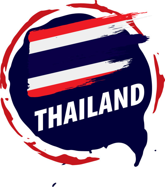 泰国国旗上有白色图片下载