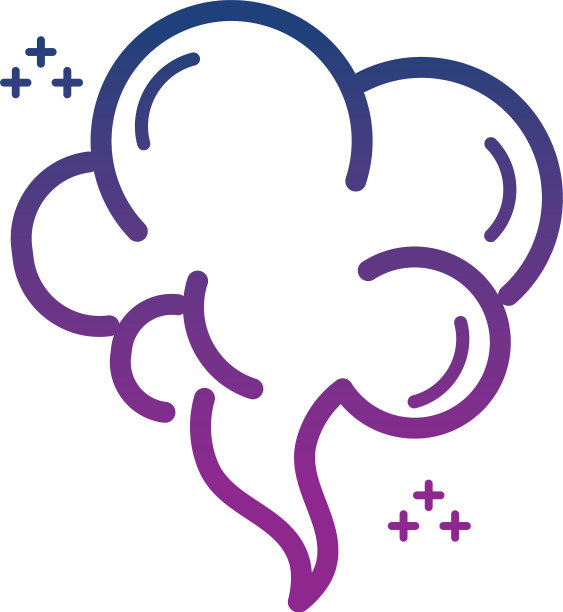 吹蒸汽云烟雾梯度图片下载