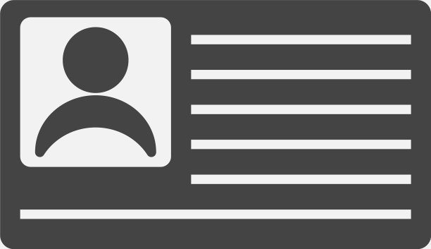 图标一个人卡客户卡a图片下载