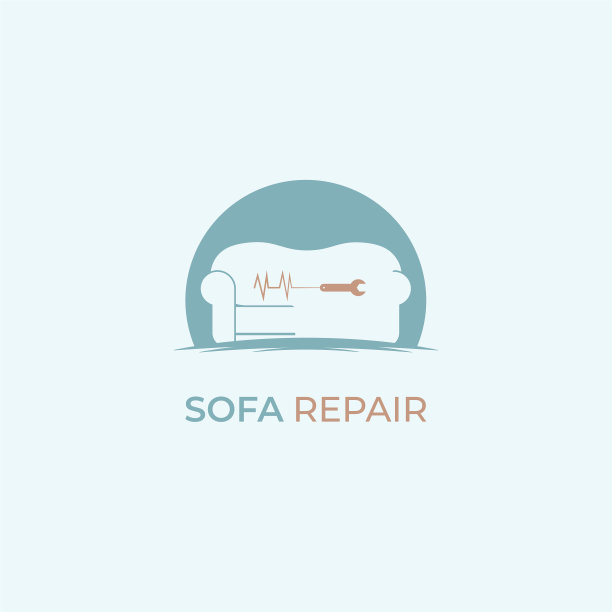 沙发家具标志孤立的椅子形象图片下载