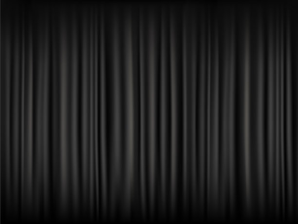 纹理空白黑色窗帘深色织物图案图片下载