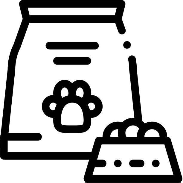动物饲料图标轮廓图片下载