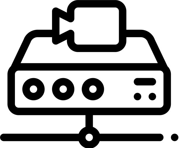 数码摄像机图标轮廓图片下载