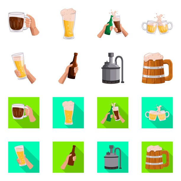 设计酒吧和啤酒节标志酒吧和图片下载