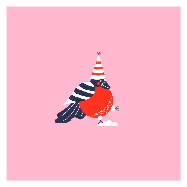 图标可爱红腹灰雀有趣的小鸟在跳跃图片下载