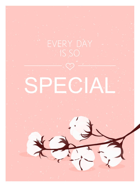 浪漫的概念与棉枝图片下载