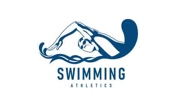 男子游泳比赛游泳池标志图片下载