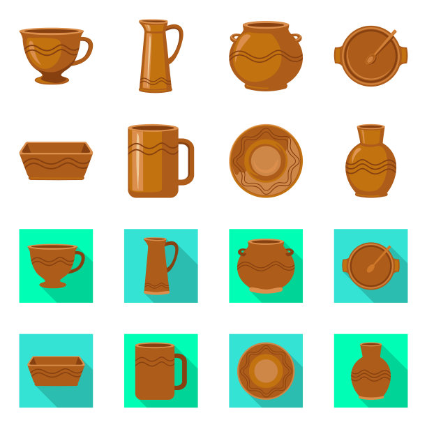设计陶器标识套的图片下载