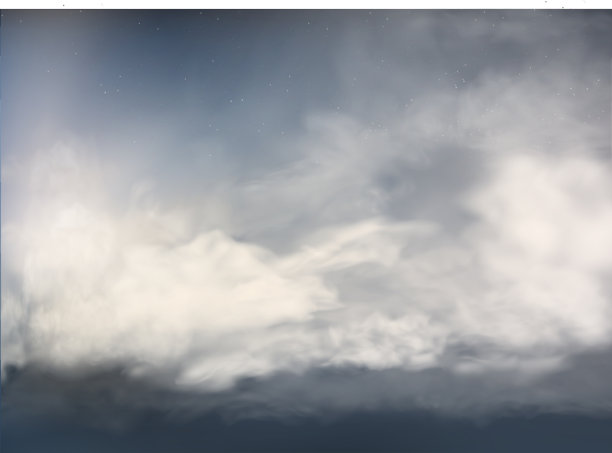 蓝天上的云和烟图片下载