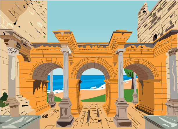 古老的历史建筑城堡图片下载