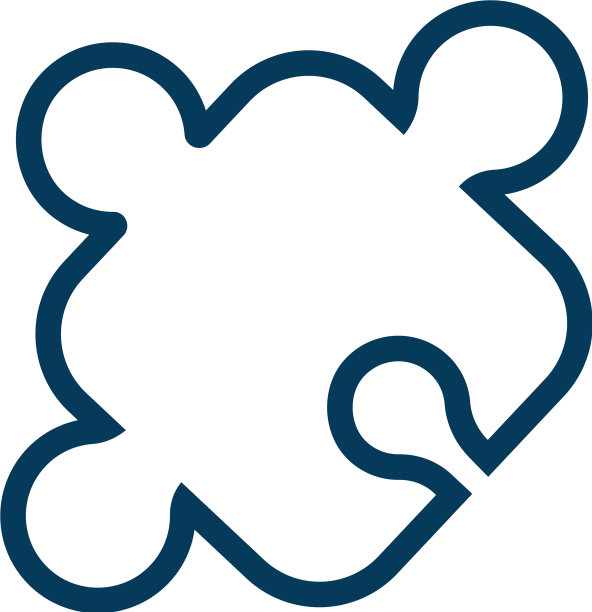 可爱的拼图儿童玩具系列风格图标图片下载