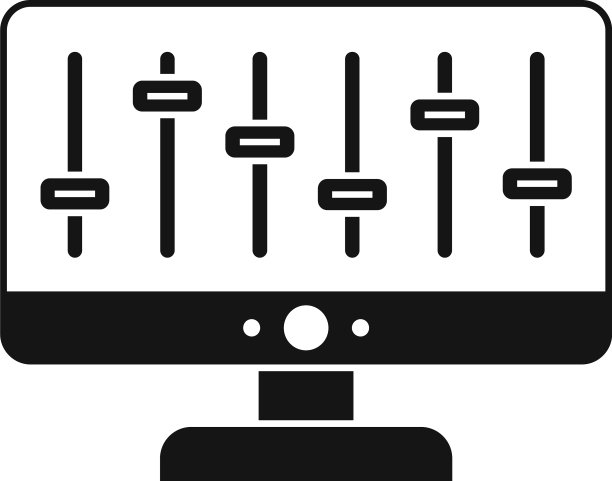 DJ监控控制台图标风格简单图片下载