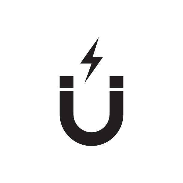 磁铁图标上的白色背景图片下载