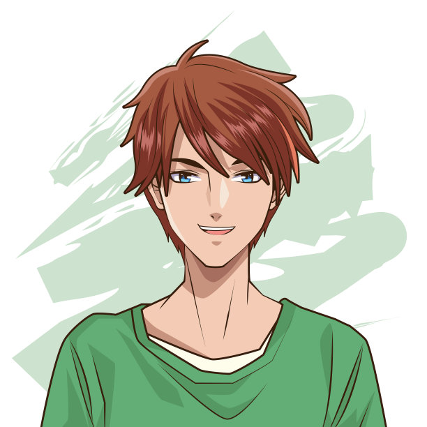 年轻人动漫风格的角色图片下载