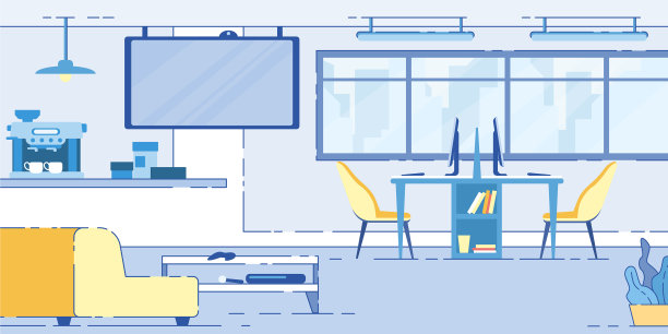 现代工作场所或共同工作区域开放空间阁楼图片下载