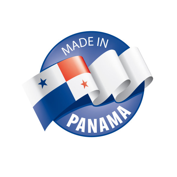 一面白色的巴拿马国旗图片下载