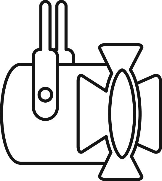 聚光灯图标轮廓样式图片下载