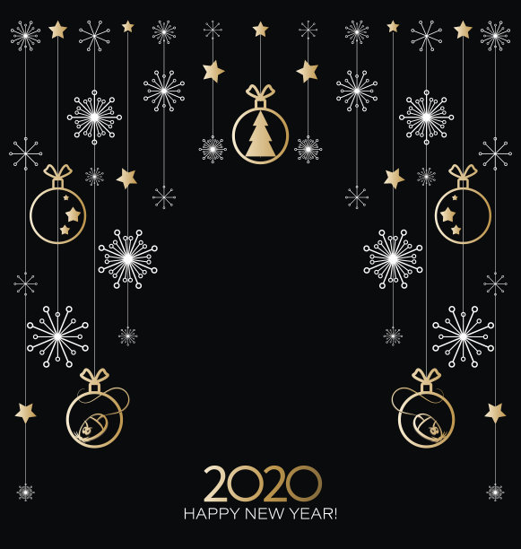 新年背景黄金闪闪2020玩具图片下载