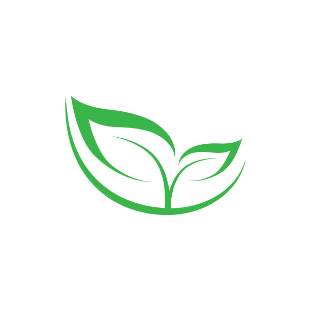 叶子图标和符号向量图片下载