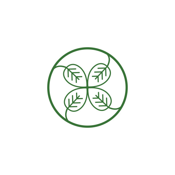 叶子图标和符号向量图片下载