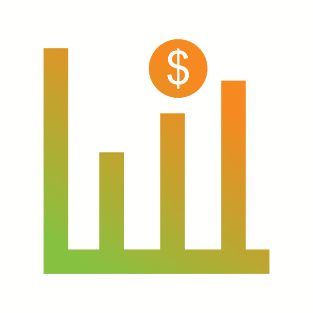 美丽的商业图表字形图标图片下载