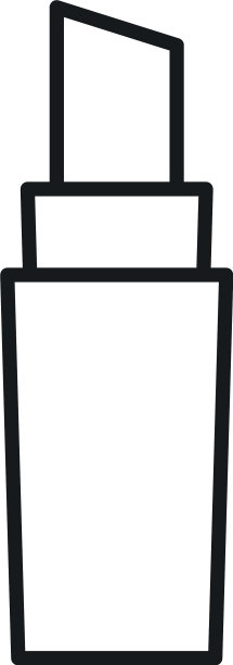 孤立化妆口红系列设计图片下载