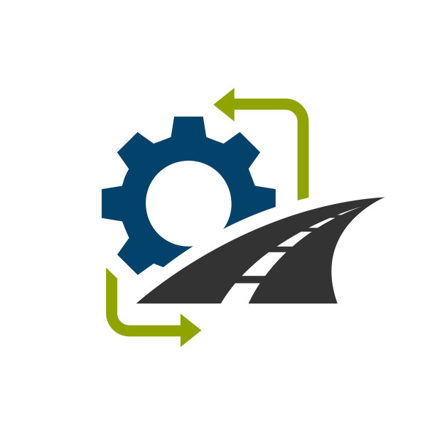 道路建设标志道路养护创意图片下载