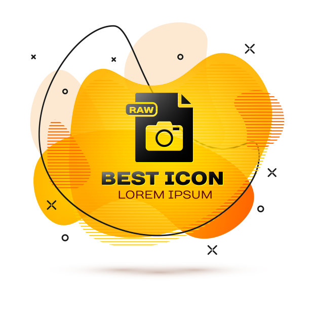 黑色原始文件文件下载原始按钮图标图片下载