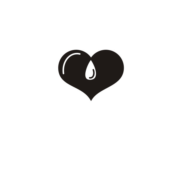 爱水标志设计为自然标志图片下载