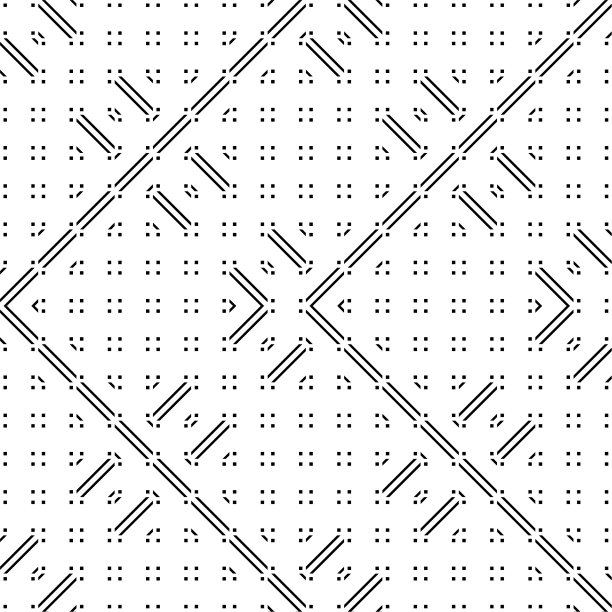 设计无缝单色几何图案图片下载