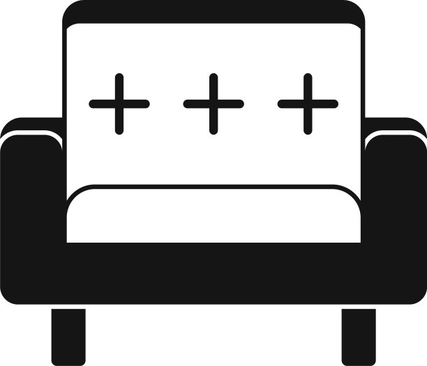 座椅扶手椅图标简约风格图片下载