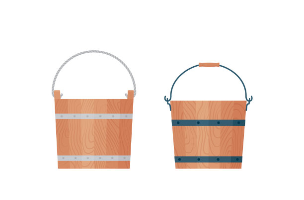 木桶平面设计桶图标图片下载