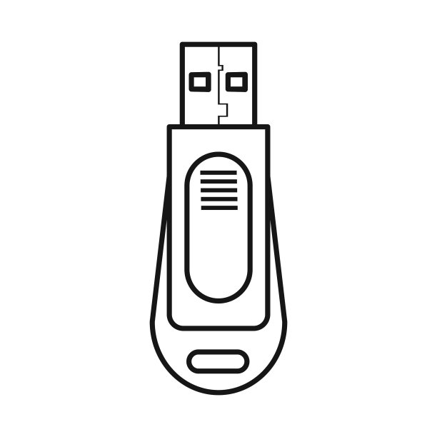 USB和存储器Web符号图片下载