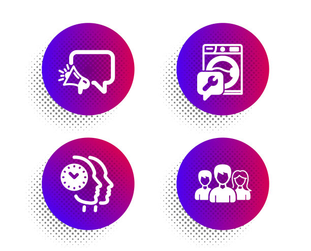 时间管理扩音器和洗衣机图片下载