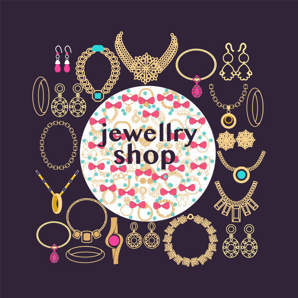 美丽时尚的珠宝和配饰图片下载