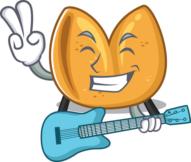 晚餐酷幸运饼干卡通人物图片下载