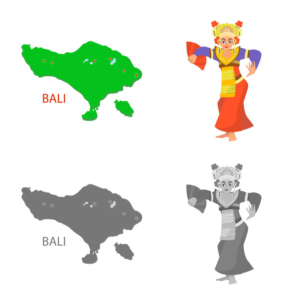 孤立的对象和旅行图标集和图片下载