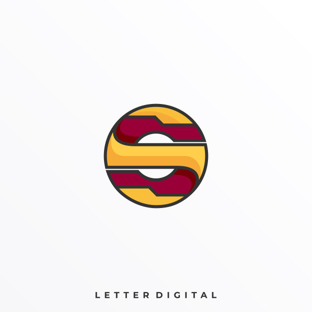 字母s圆模板图片下载