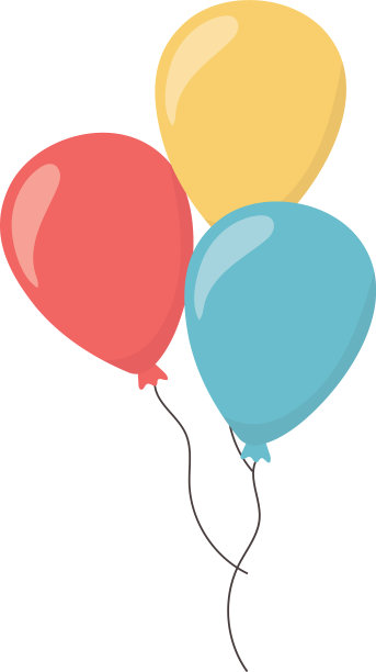 孤立气球图标设计图片下载