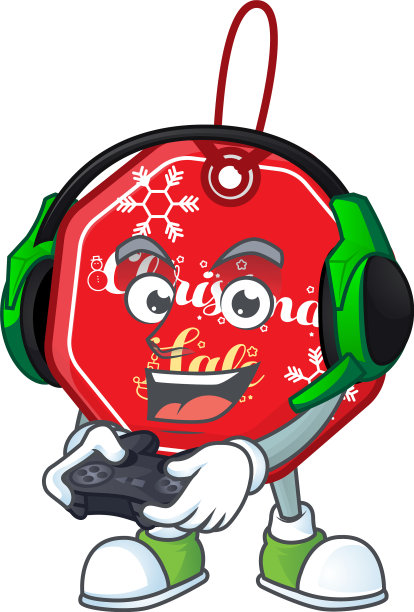 玩家圣诞特卖标签卡通人物与图片下载