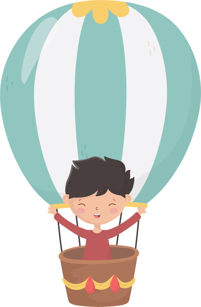 孤立男孩卡通设计图片下载