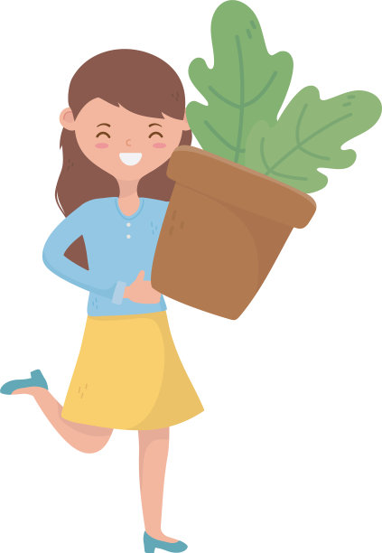 植物设计的阿凡达女人图片下载