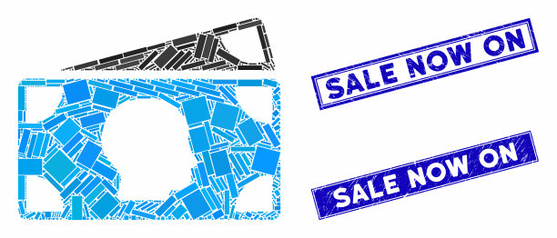 现钞马赛克和危难矩形销售图片下载